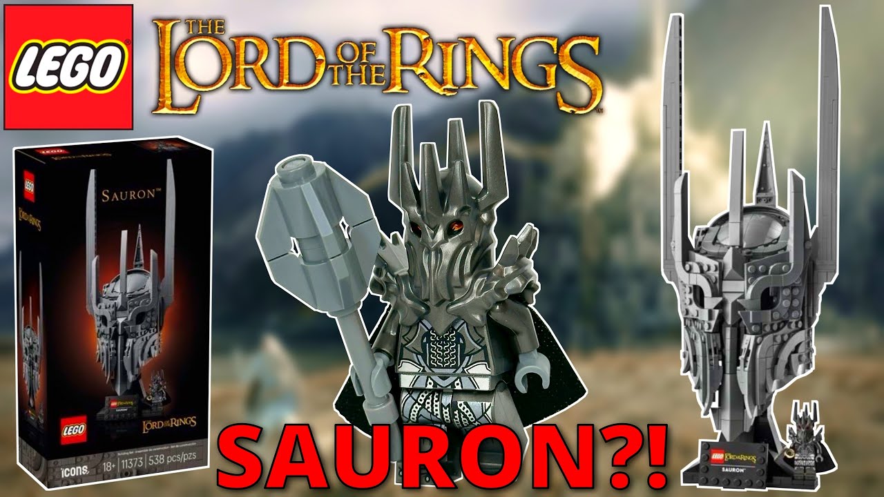 WITH THE SAURON MINIFIGURE?!- LEGO® THE LORD OF THE RINGS™ SAURON BUST (11373) SET PICTURES (2026)