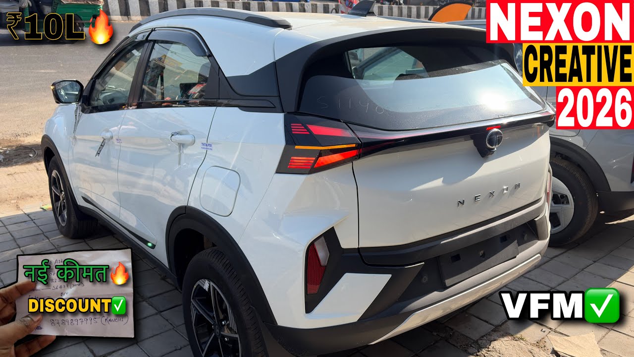 New Tata Nexon Creative Model 2026 On-road Price🔥Features,Mileage Details✅ & Review Nexon Creative