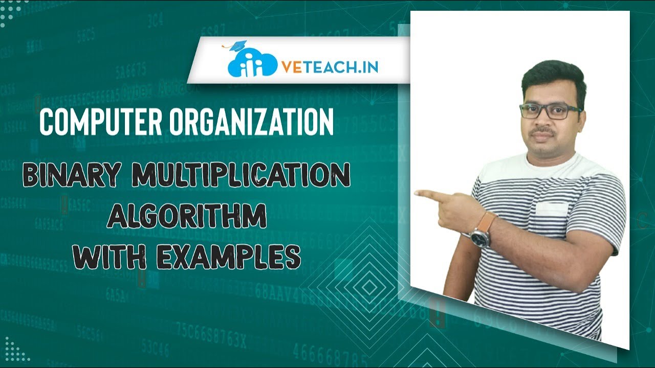 Binary Multiplication Algorithm with simple Example in Computer Organization