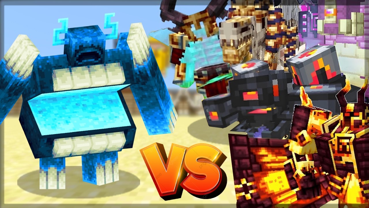 Minecraft: Twisted Warden Vs L_Ender 's Cataclysm - Batalha De Mobs (Mob Battle) | 1.20.1