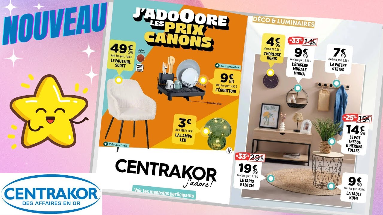 catalogue CENTRAKOR du 15 au 28 septembre 2025 💝 Arrivage - FRANCE