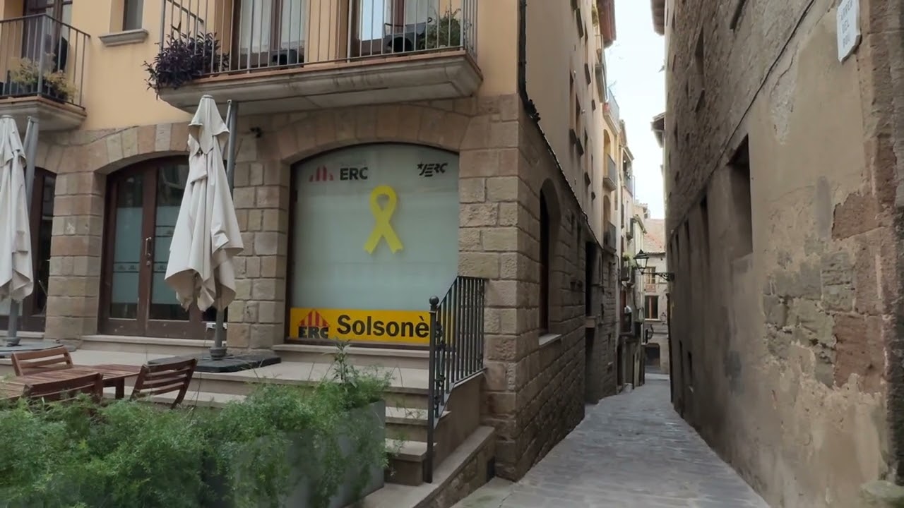 Walk Tour Solsona, Catalonia | 4K | Spain