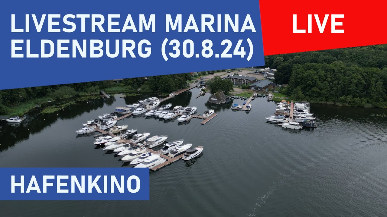 LIVE-Sendung aus der Marina Eldenburg. 31.8. nachmittags | Hafenkino | Waren an der Müritz |