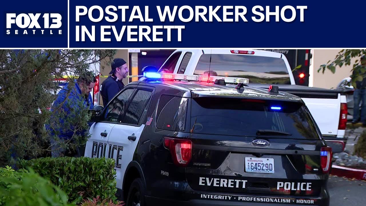 USPS worker allegedly shot by delivery driver in Everett | FOX 13 Seattle