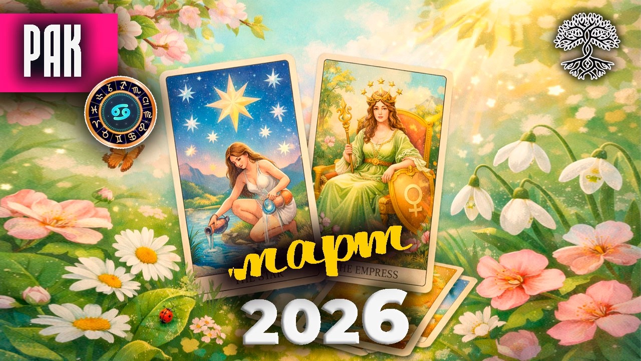 ♋️ РАК — МАРТ 2026:Внутренняя опора и внешние возможности