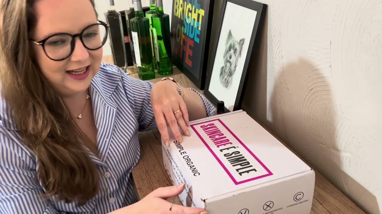 Meu primeiro unboxing pago da SIMPLE Organic 
