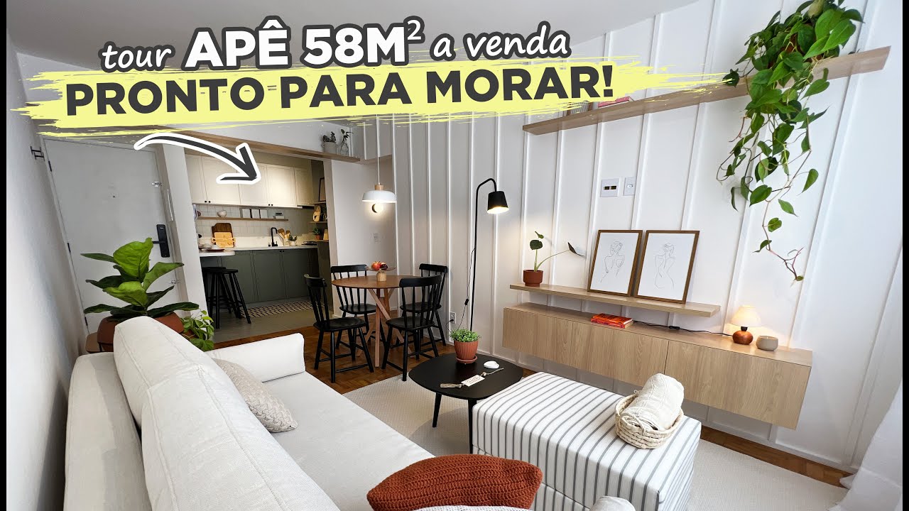 Ela está VENDENDO esse APÊ de 58M² LINDO e todo MOBILIADO na Frei Caneca - SP | Gaby Garciia