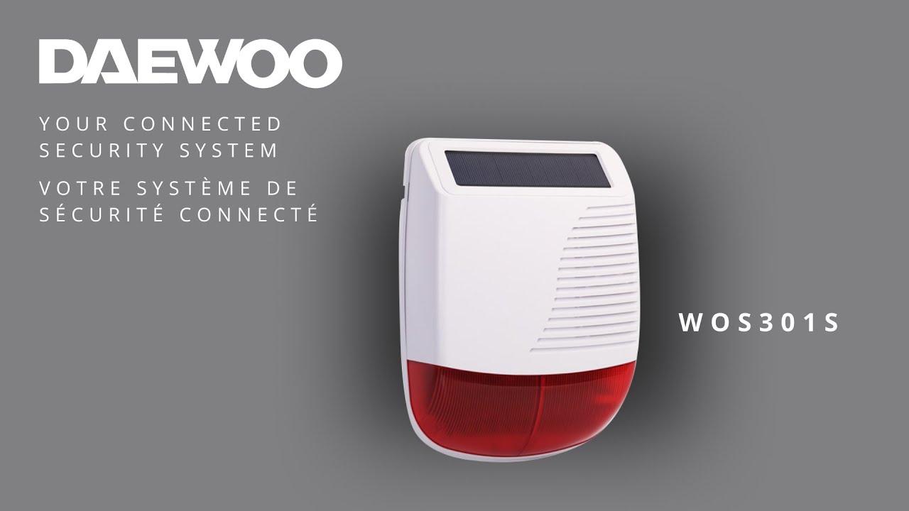 Installation de votre sirène solaire WOS301S - ALARME AM301