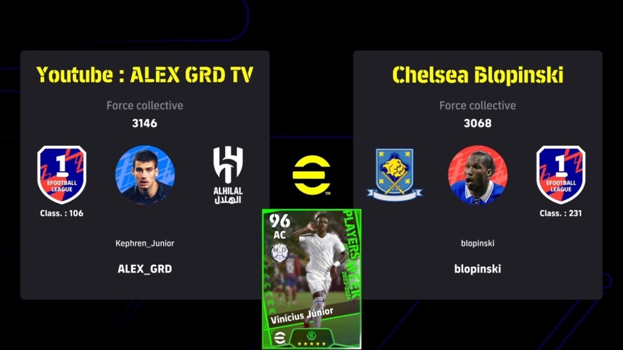 Alex Grd VS Top 230 World | eFootball™ 2024 Division 1 Big Match |  Road to Top 1 World