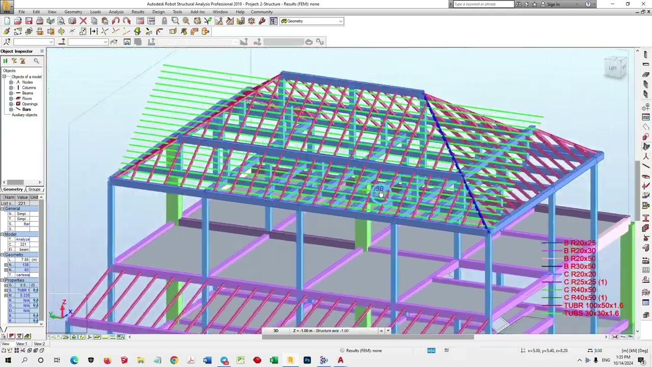 How to modeling Steel roof of Villa  Part 2