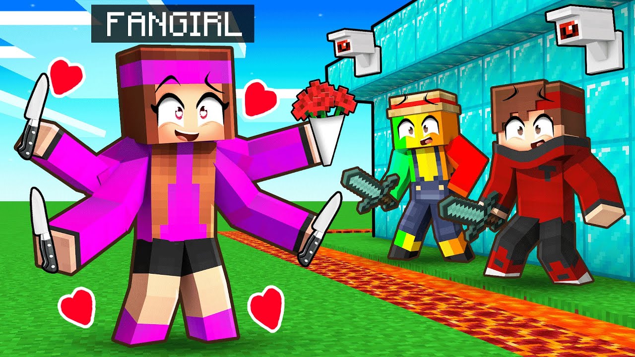 Mutant Crazy Fan Girl VS Maison ultra sécurisée sur Minecraft !