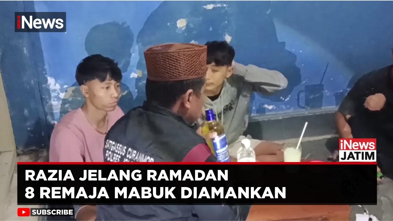 Jelang Ramadan, 8 Remaja Terjaring Razia Miras di Jombang | iNews Jatim