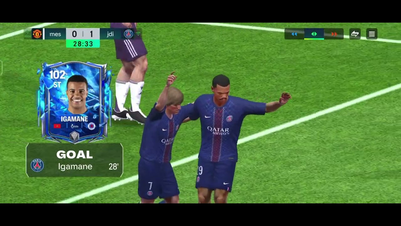 Champions league| ManUTD vs PSG| #uclnights #eafc26 