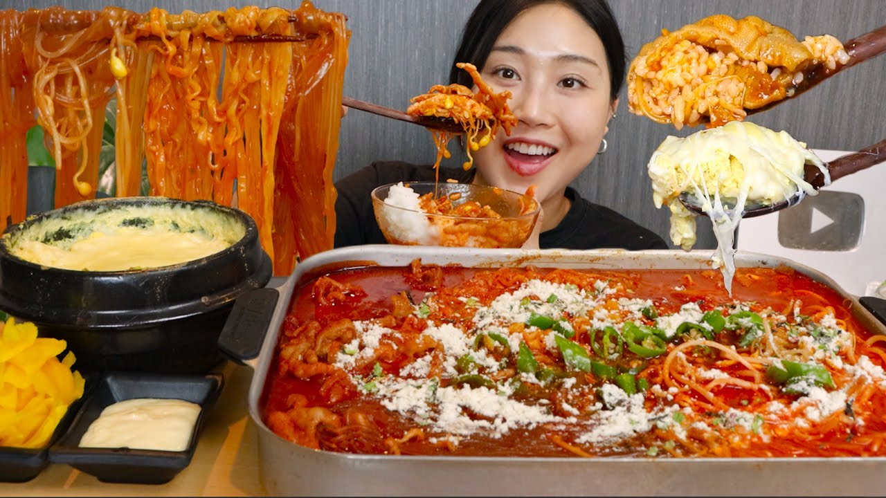MUKBANG) 국물닭발에 불닭볶음탕면 섞어먹기🐓🔥 닭발 먹방 Dakbal mixed with fire noodles! Real sound asmr eating