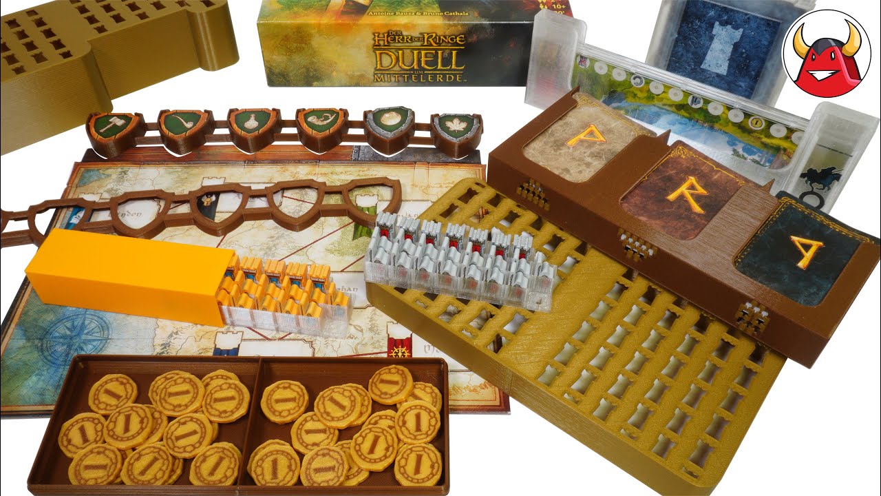 💫 Herr der Ringe Duell um Mittelerde || Lord of the Rings Duel for Middle Earth Insert Inlay Organiz