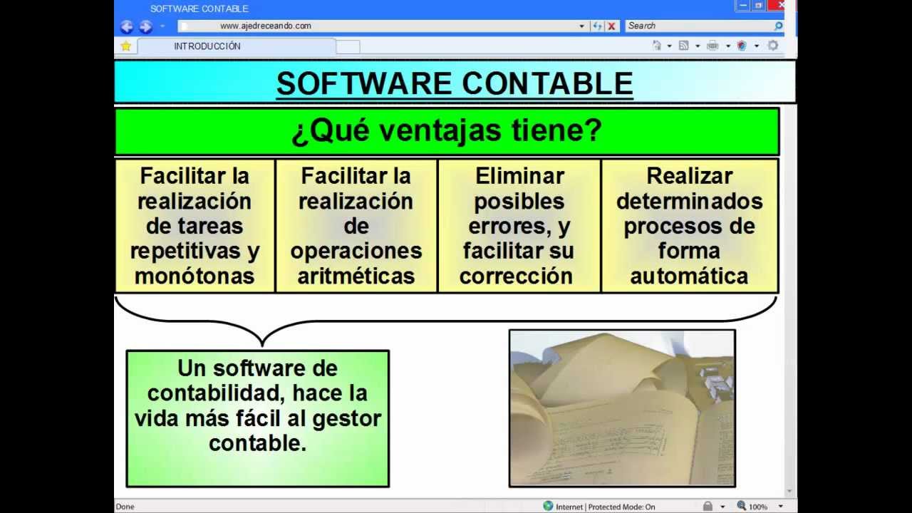 Introducci&oacute;n a los programas de contabilidad