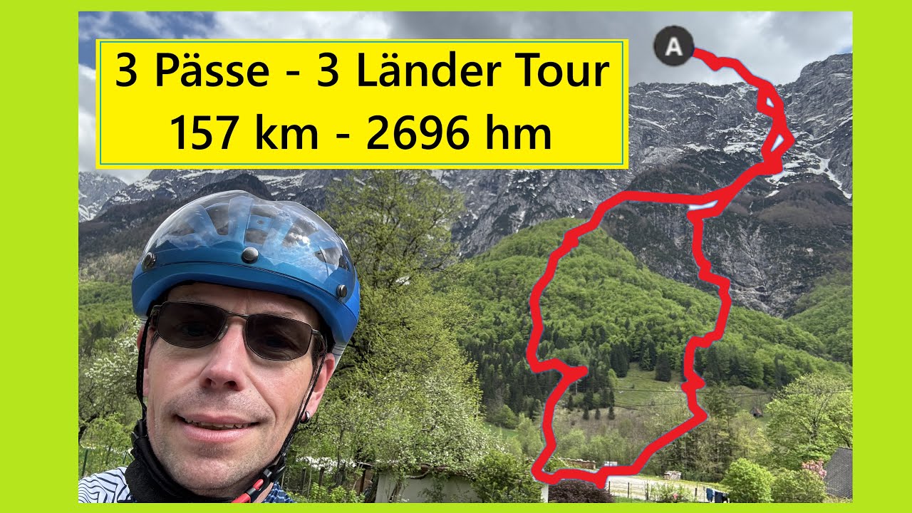 3 Pässe - 3 Länder Tour - 157 km - 2696 hm
