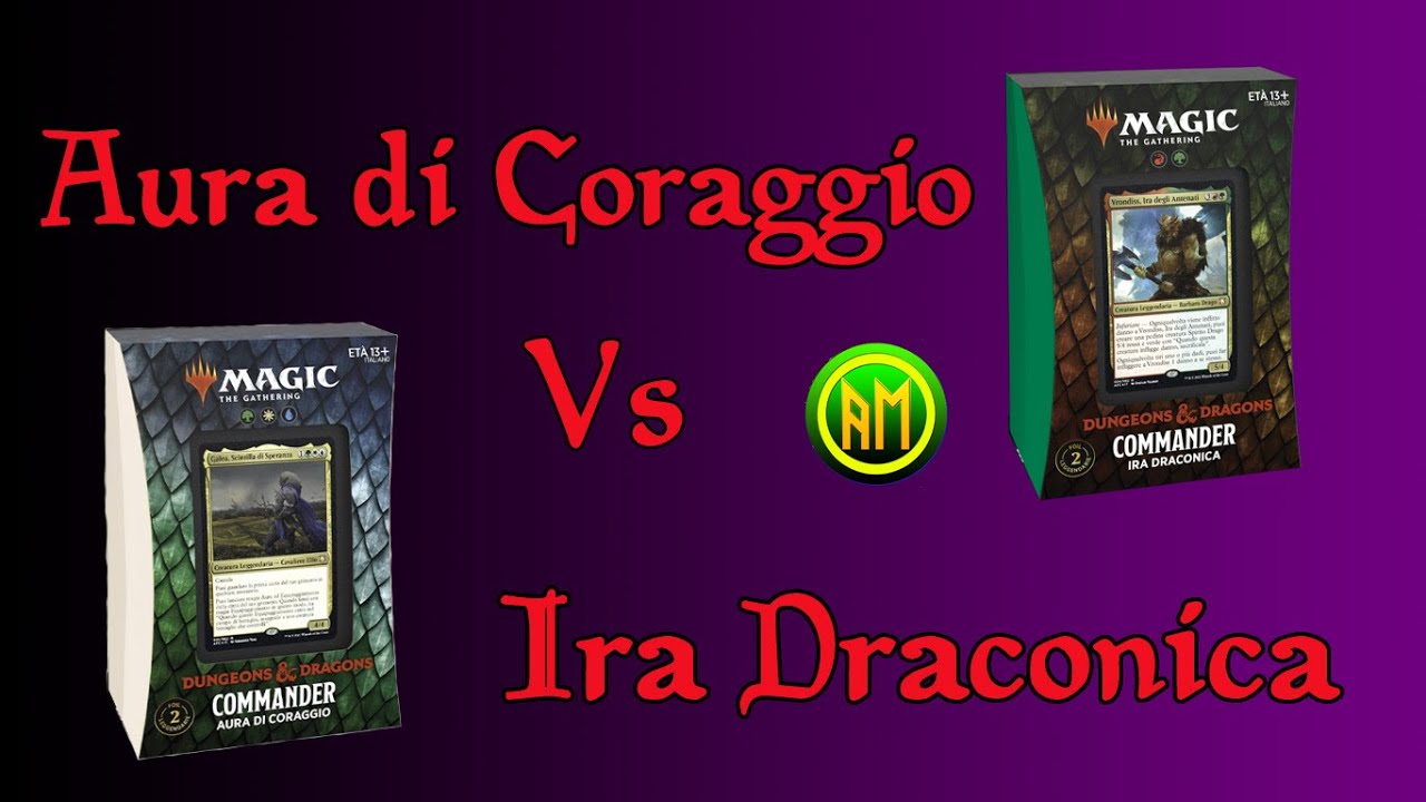 Commander Adventure in the Forgotten Realms Duel ⚔ - Aura di Coraggio vs Ira Draconica [MTG ITA]