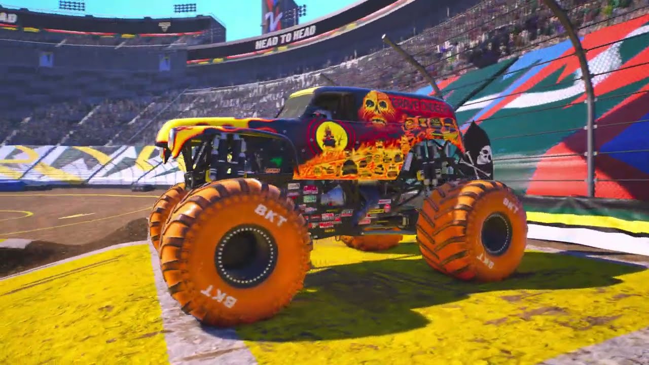 Monster Jam Showdown racing gameplay ps5