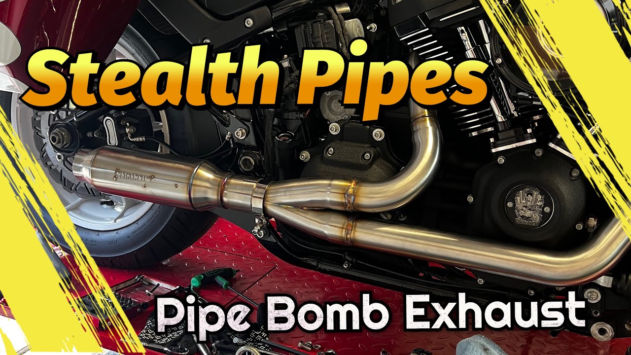 How to install a Stealth Pipes Aftermarket Exhaust on your Low Rider S #harleydavidson #subscribe