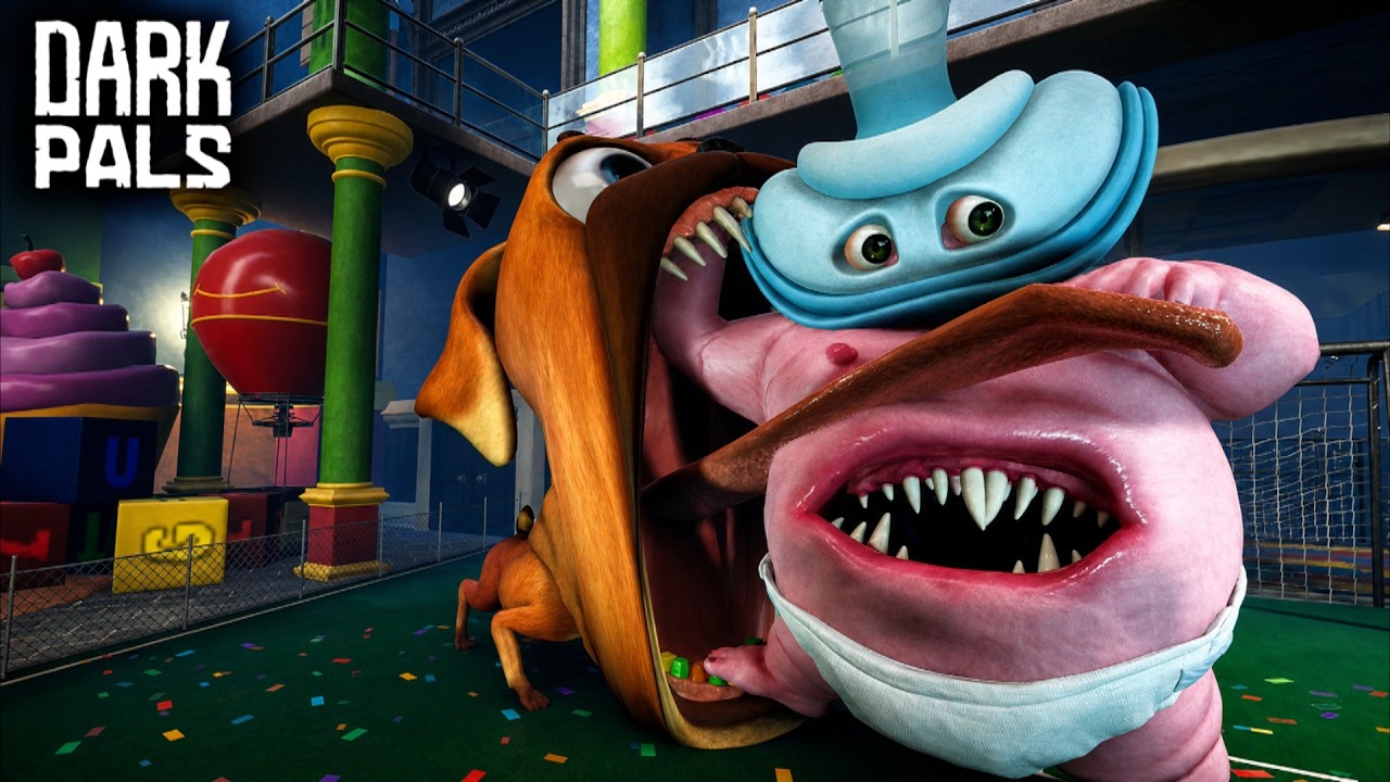 Dark Pals: The 1st Floor - Chompy Chasey vs Binky Drinky Fight & Ending