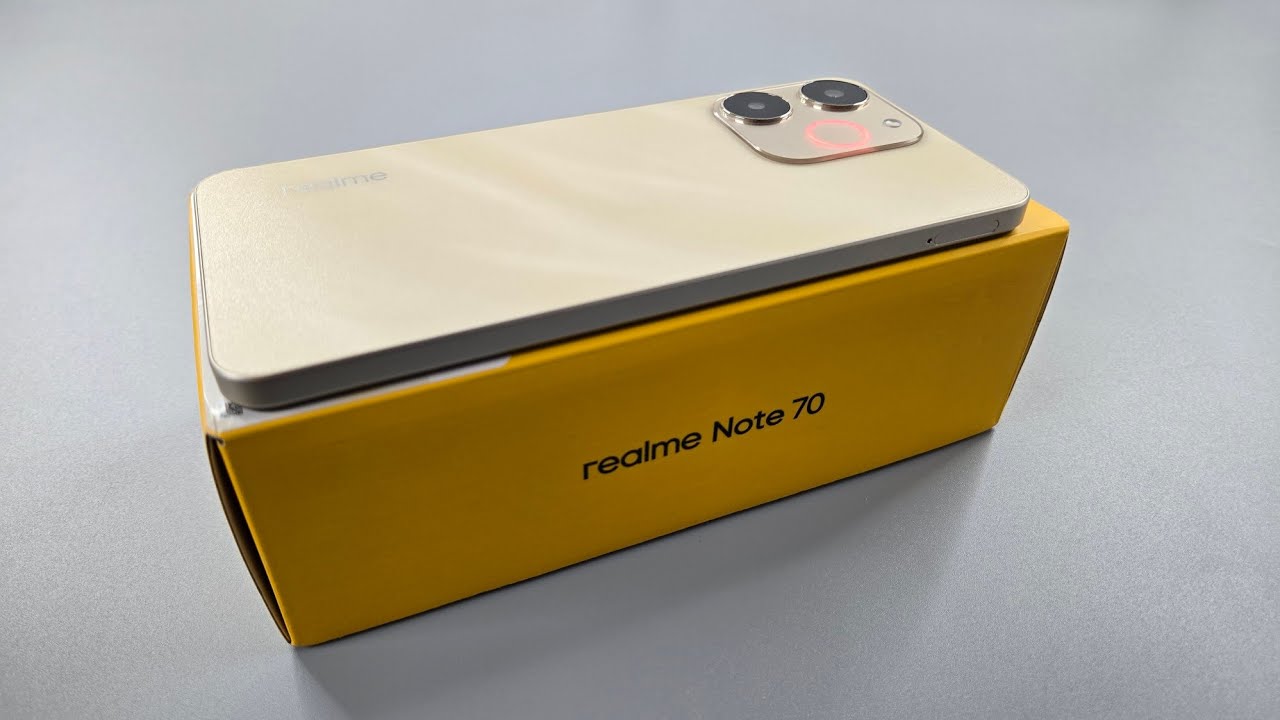 Realme NOTE 70 Unboxing & Camera Test | Retail Unit | Beach Gold Colour 