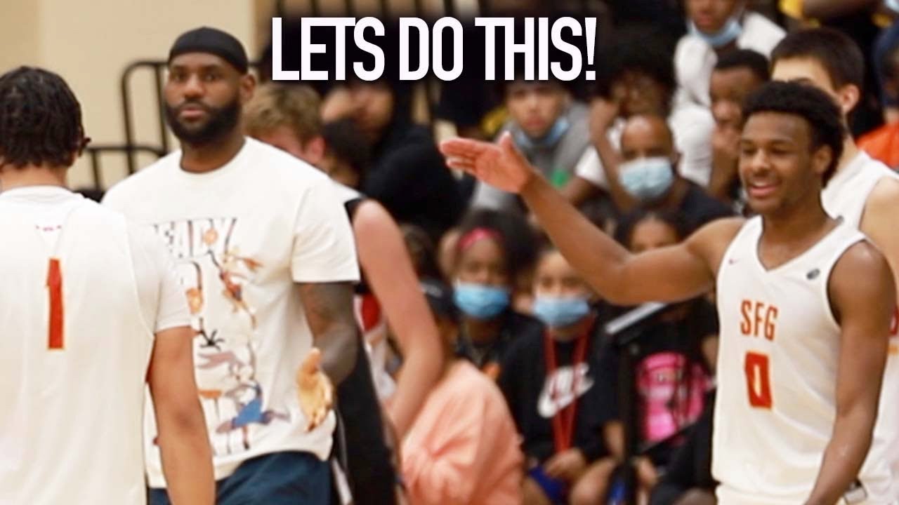 Bronny James vs Emoni Bates At Peach Jam 2021!