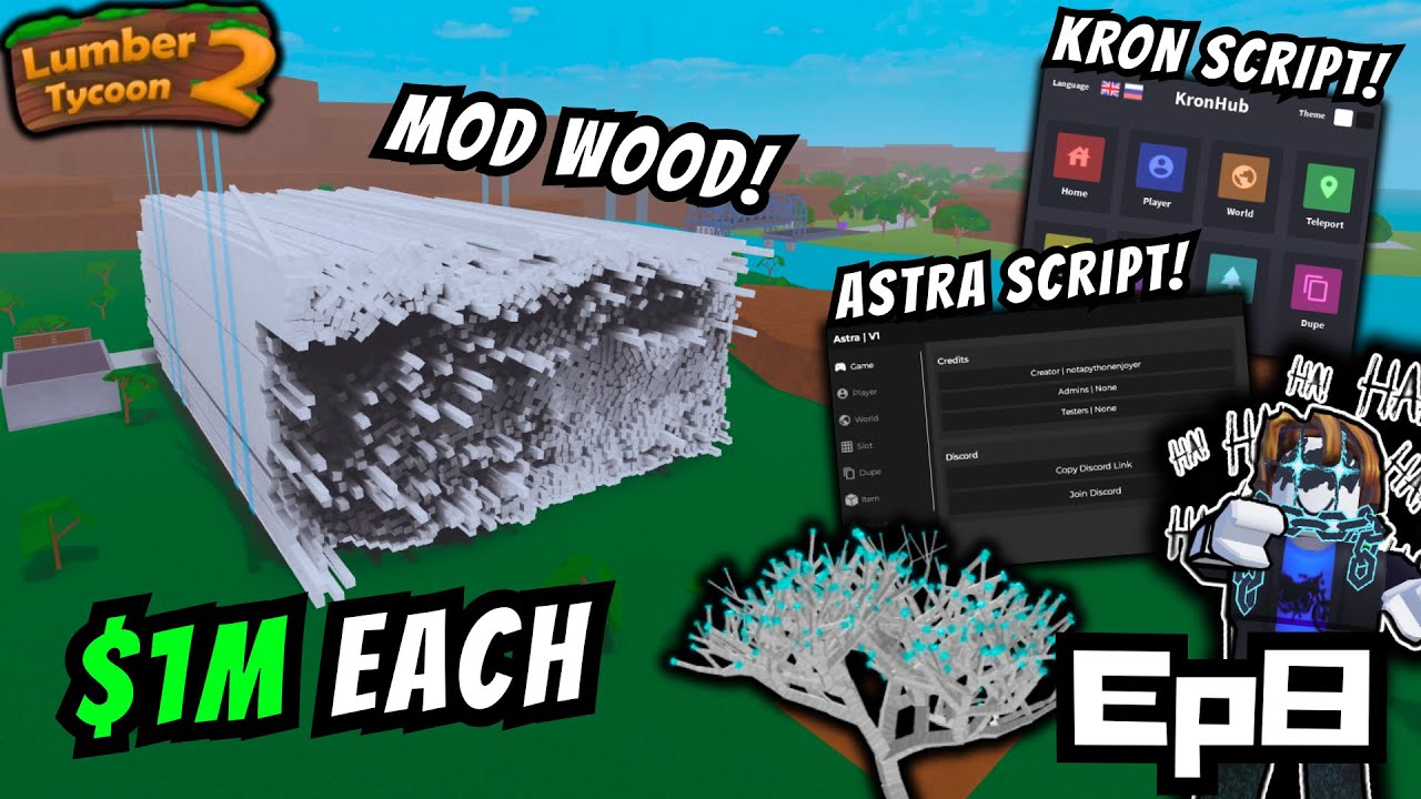 Как создать модифицированную базу «Конец времён» в Lumber Tycoon 2 SCRIPT (EP 8)