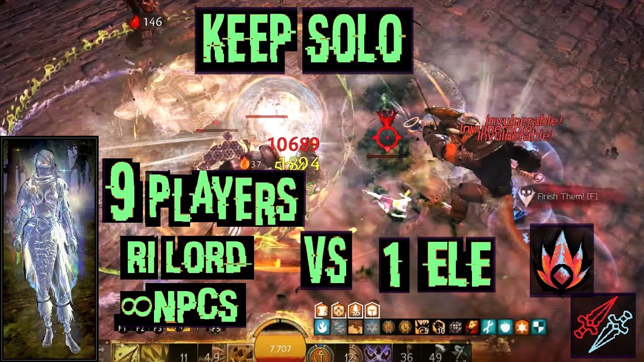 Somehow Soloed EBG Keep vs 9 Players | GW2 WvW