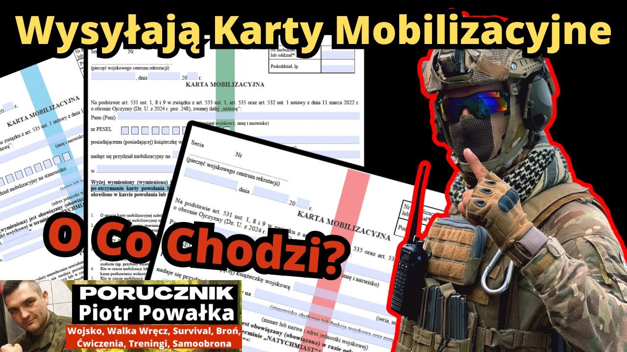 Mobilizacja w Polsce!!! Kto Dostaje Karty Mobilizacyjne? Jakie Są Kary Za Unikanie Służby Wojskowej?