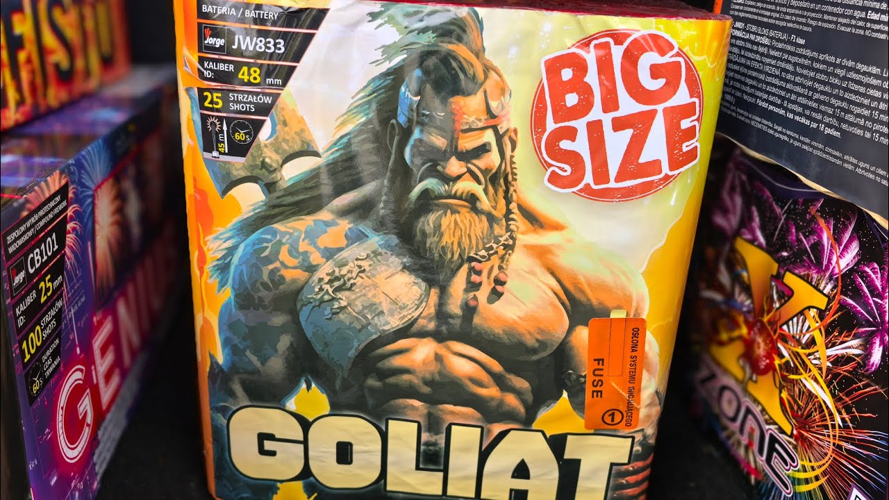 BIG SIZE Wyrzutnia 48mm Goliat JW833 Jorge Fireworks 