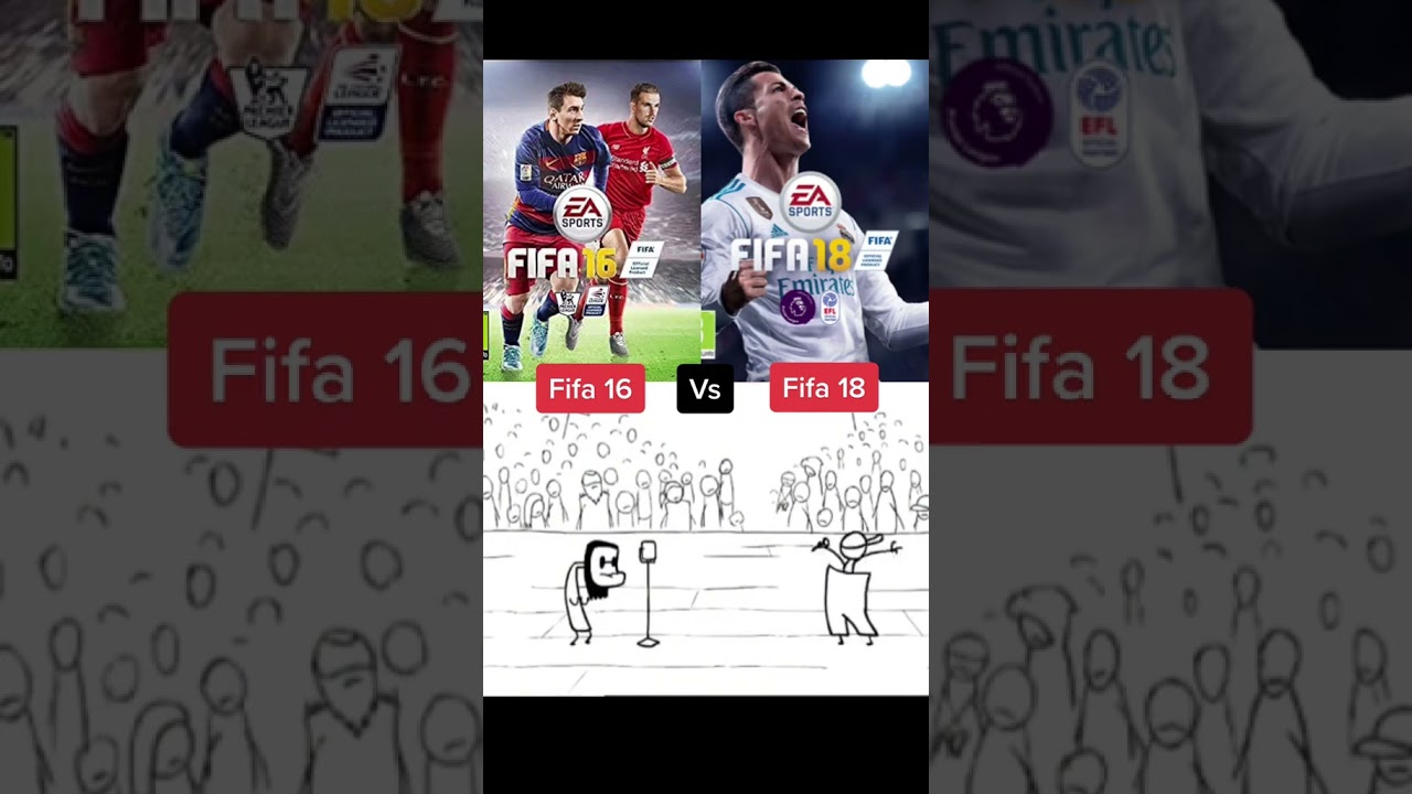 Fifa 16 vs Fifa 18 ⚽️
