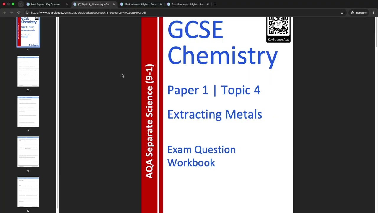 Student 6 - Past Papers