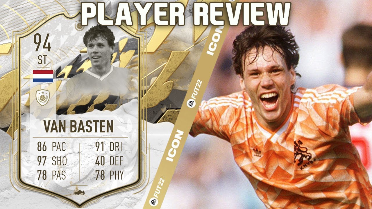 HE'S USABLE! 😀 94 ICON MOMENTS VAN BASTEN PLAYER REVIEW! FIFA 22 ULTIMATE TEAM