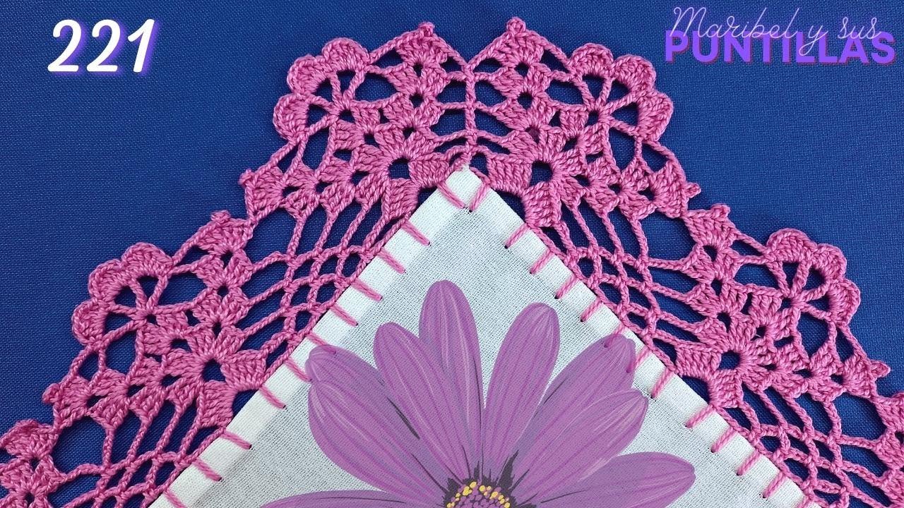 Mira esta puntilla que te sacará de un apuro, fácil y rápida🌻  #221