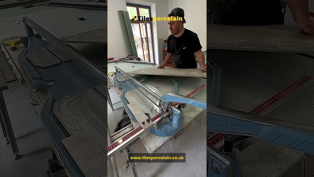 Professional Large Format Tile Installation (600x1200mm): 