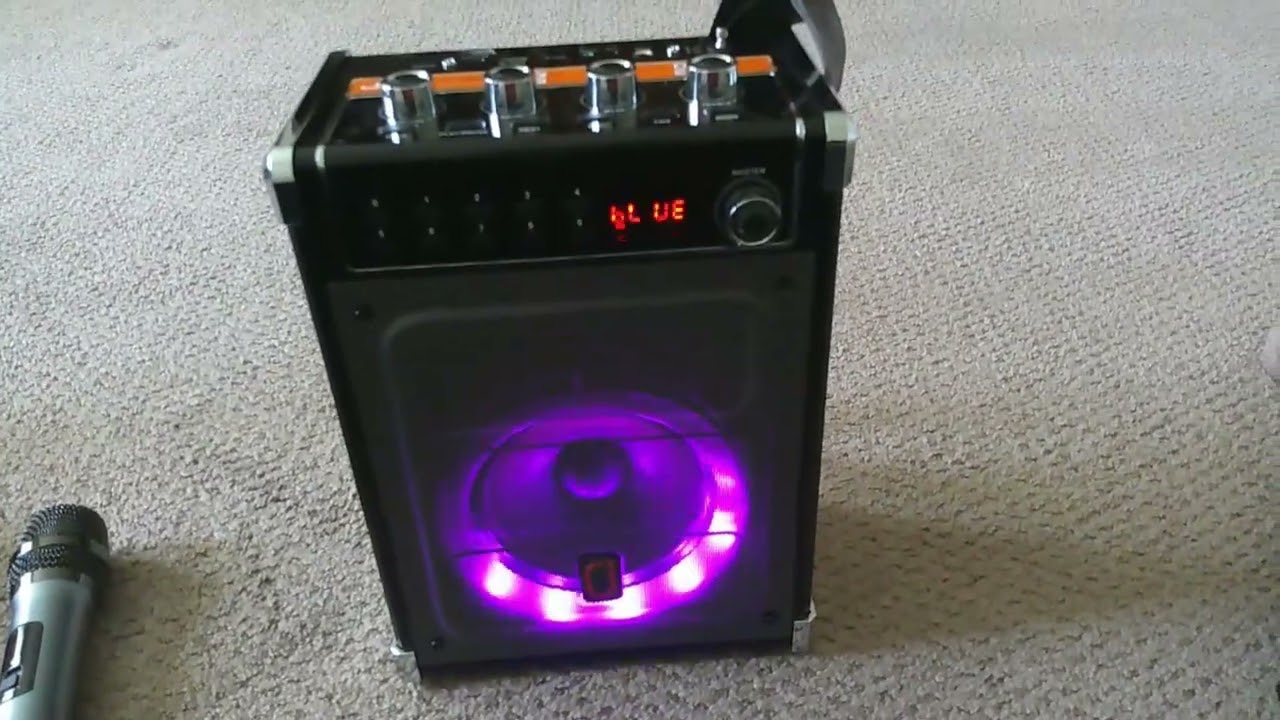 JYX 69BT Karaoke Machine Bluetooth Demo