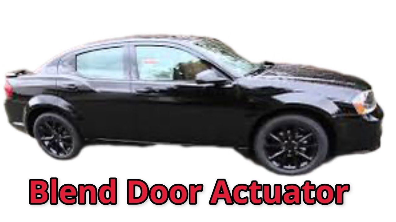 Easy Diy Guide: Replace Blend Door Actuator In Dodge Avenger 2008-2014 #dodge