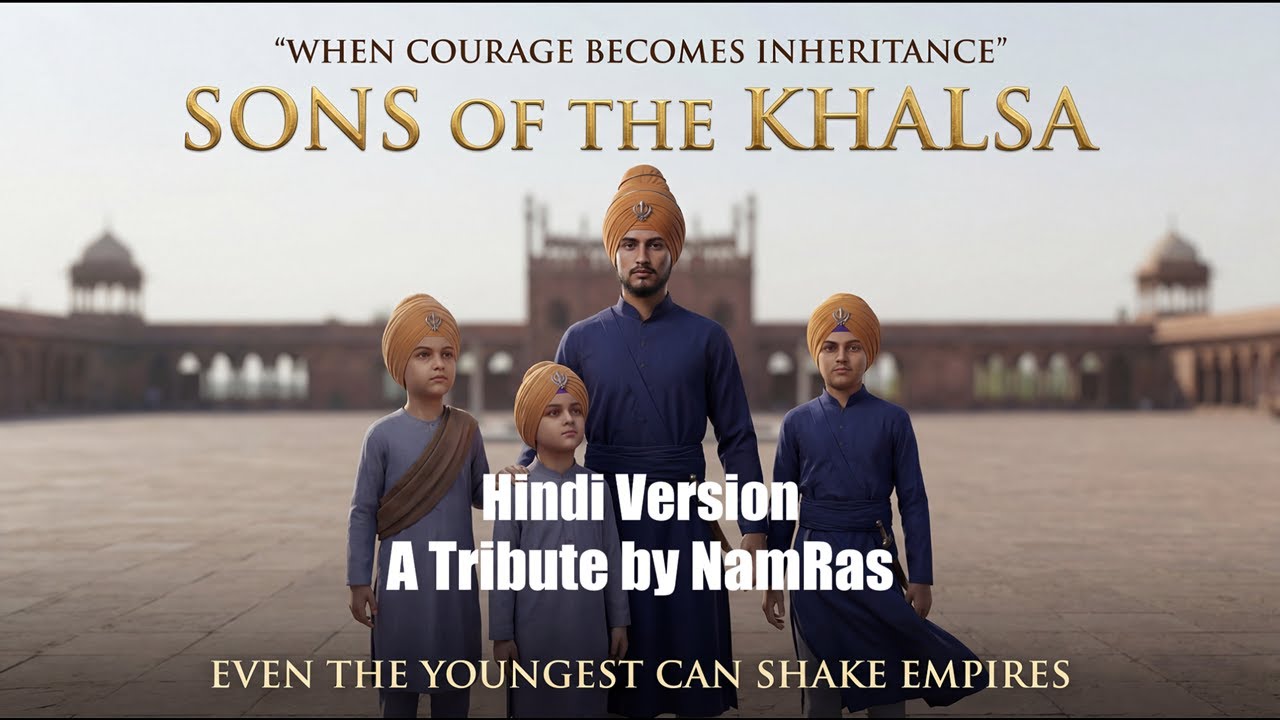 Sons of the Khalsa | Hindi Version | NamRas #gurugobindsinghji #chaarsahibzaade #aianimation #aiart