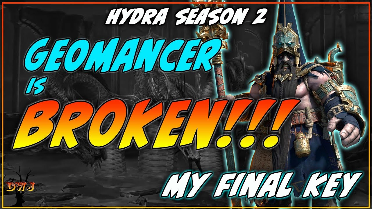 Geomancer is BROKEN | Hydra Season 2 My Last Key | Raid Shadow Legends