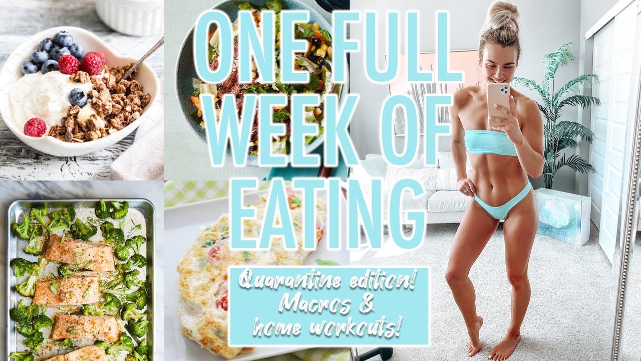 What I'm Eating While Stuck At Home | Macros Included | FIT & FUNCTIONAL