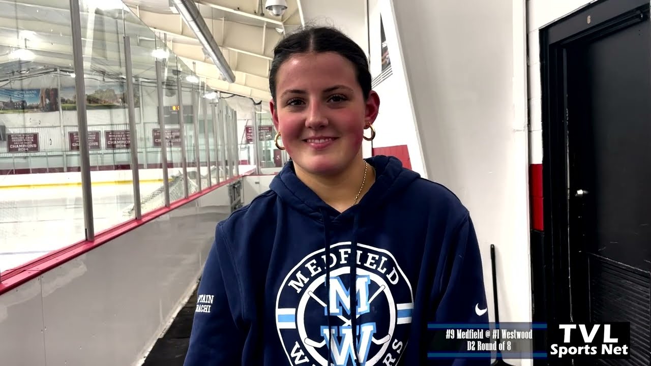 #9 seeded Medfield Girls Hockey advances to Final 4 with upset win over #1 Westwood