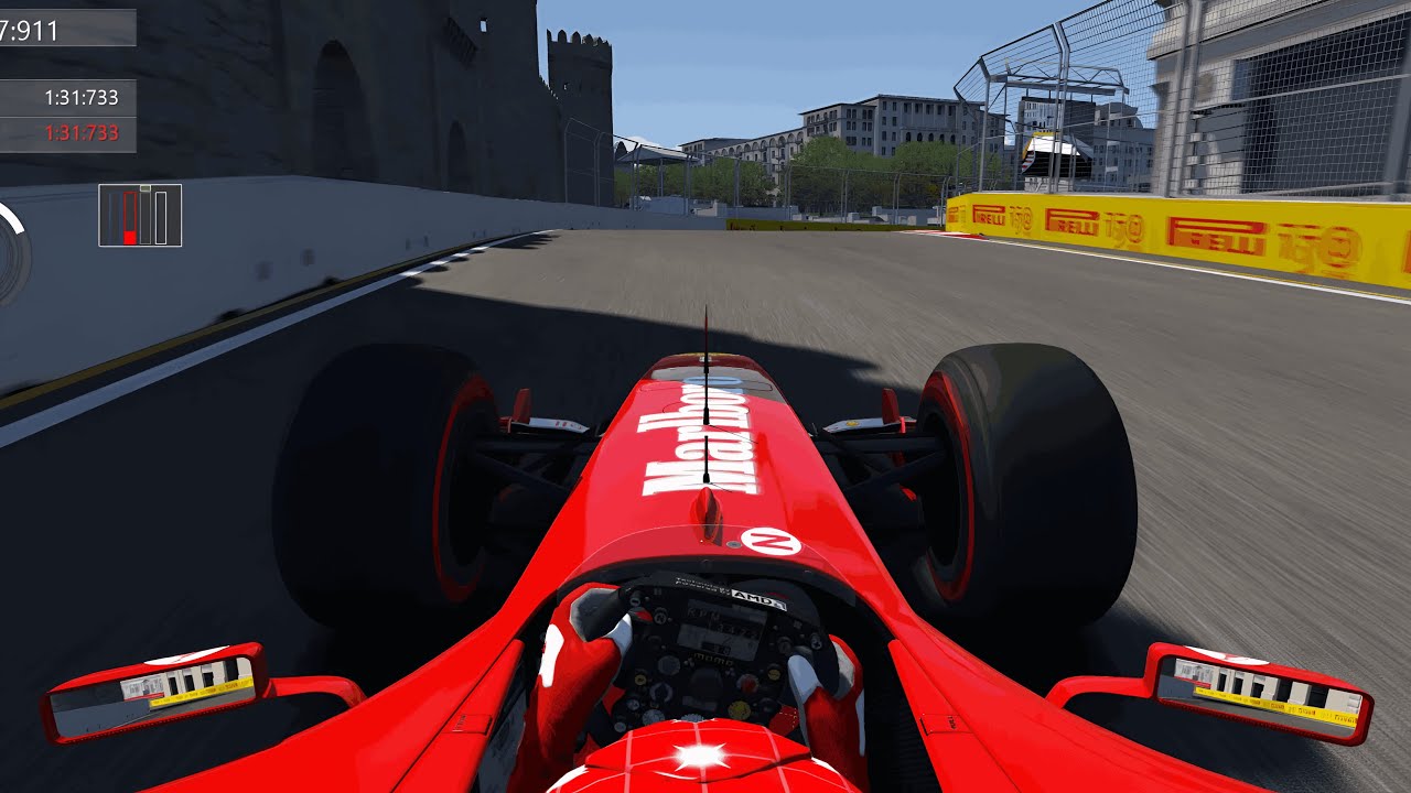 Ferrari F2004 (Slick Tyres) - Baku 2022 - Assetto Corsa