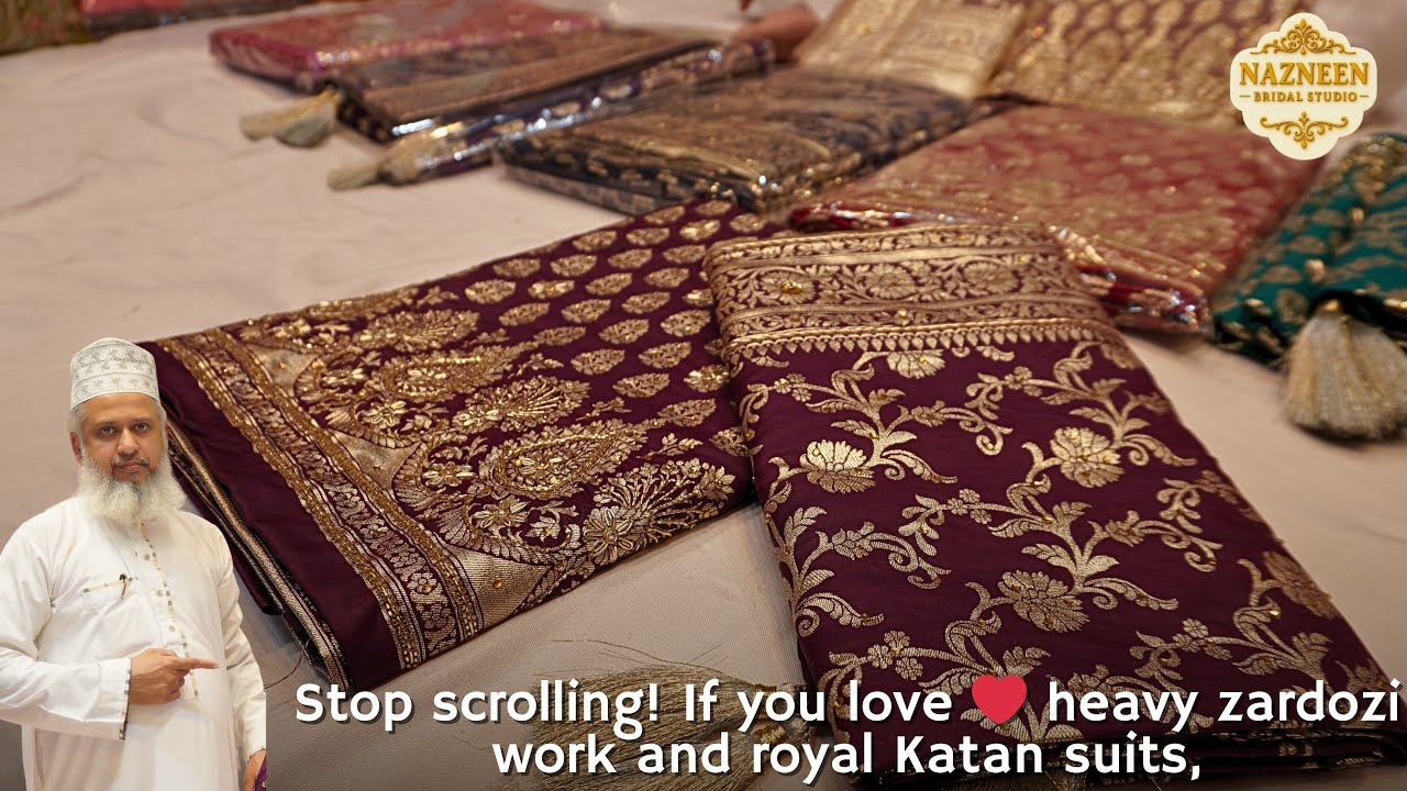 Viral Festival Collection 2026 🔥 Premium Zardozi Katan Suits in Hyderabad | Designer Look