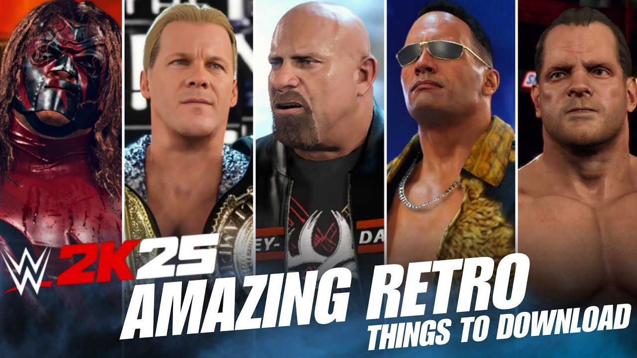 INSANE WWE 2K25 Retro Things To Download In WWE2K25! 