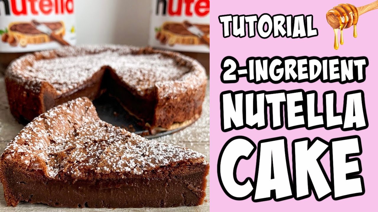 Torta alla Nutella con 2 ingredienti! Tutorial #Shorts