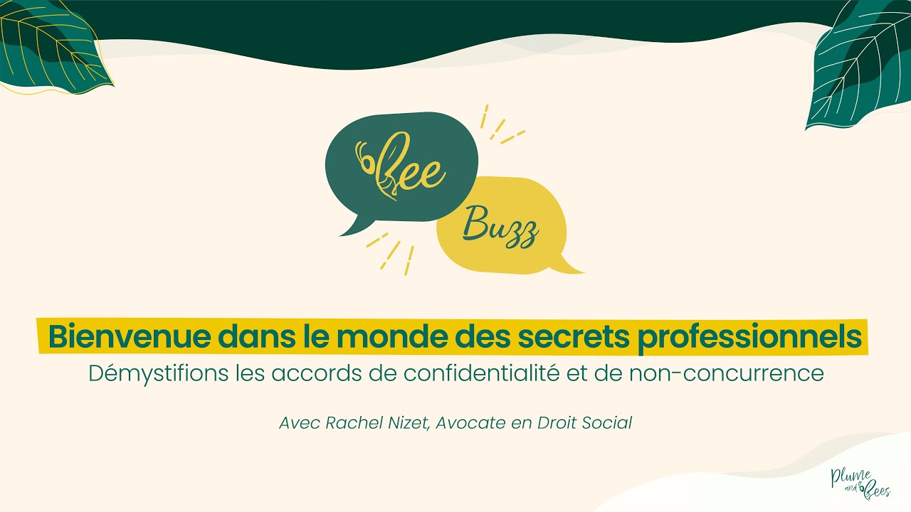 Bienvenue dans le monde des secrets professionnels 🤫 👩🏽&zwj;💻