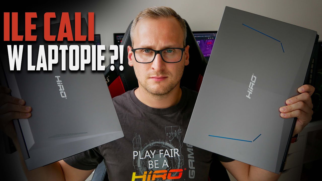 17 czy 15 cali jaki laptop wybrać recenzja Hiro N760 i Hiro N560 - #TechTEST 41