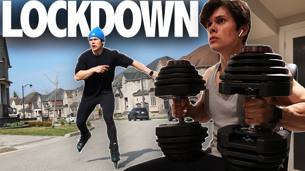 Quarantine Day in the Life VLOG | Home Workout + Healthy Recipes