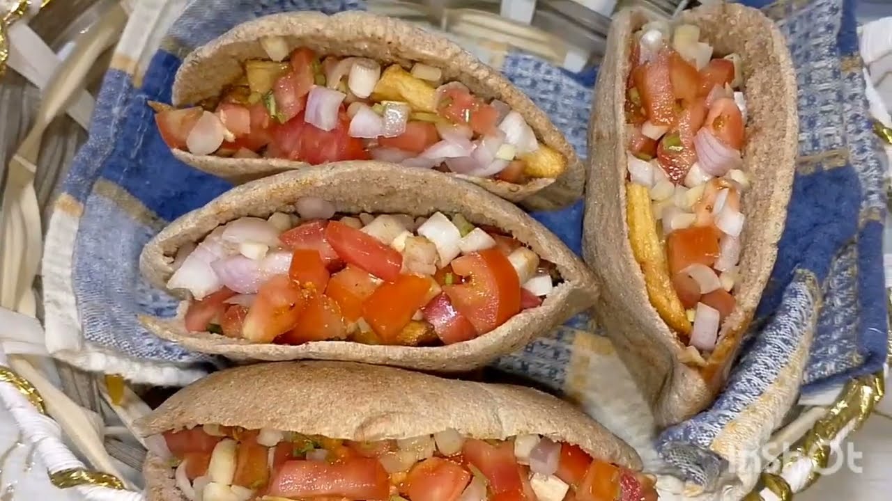 خبيزات الزرع صغار معمرين بالكبدة ديال الدجاج مع 🥔 مقلية